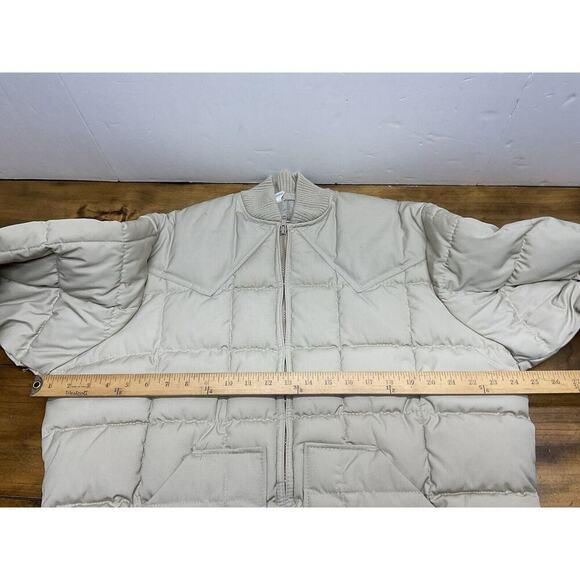 Vintage Walls Blizzard Pruf Puffer Jacket Mens Size XL Full Zip Tan - Picture 7 of 14